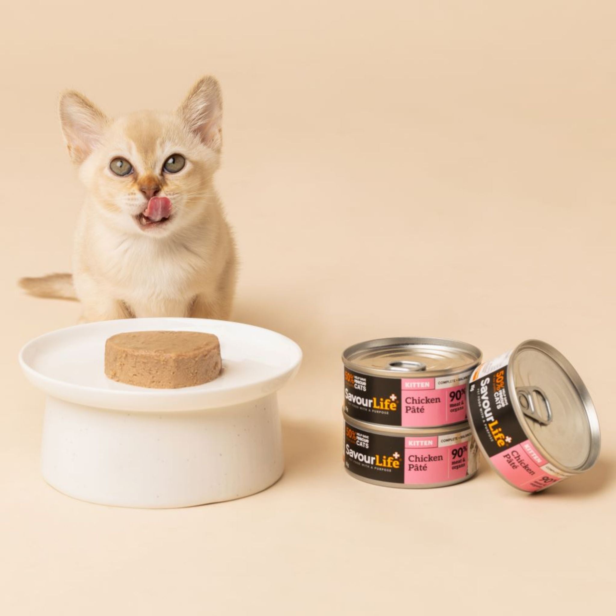 SavourLife Kitten Chicken Pate Wet Cat Food