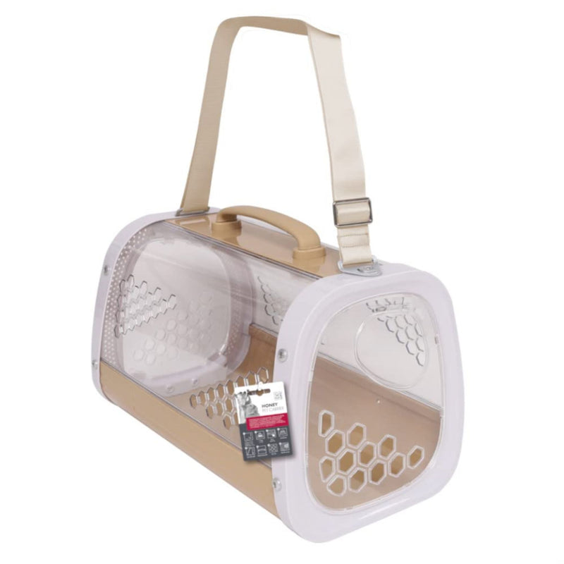 M-Pets HONEY Pet Carrier Coffee | PeekAPaw Pet Supplies