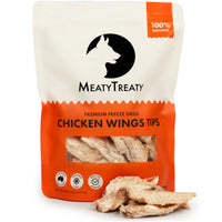 Meaty Treaty Chicken Wing Tips 80g packaging front