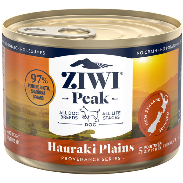 ZIWI Peak Provenance Dog Cans Hauraki Plains