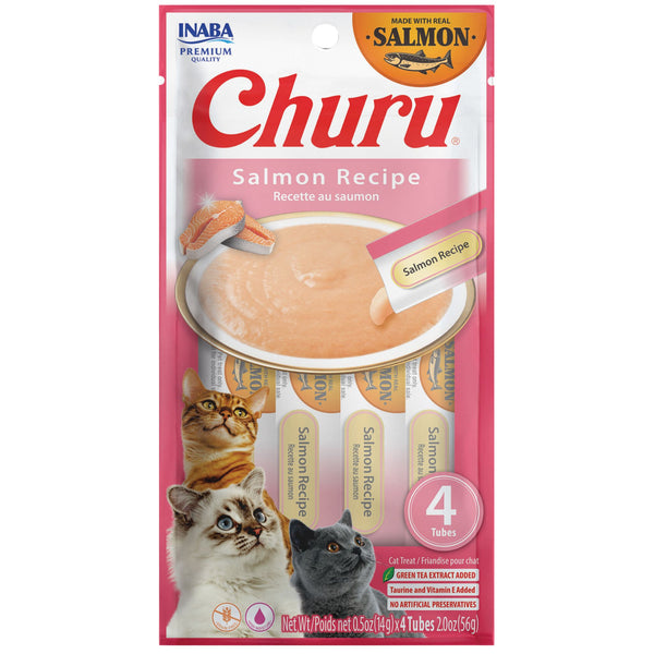 Inaba Cat Treat Churu Puree Salmon