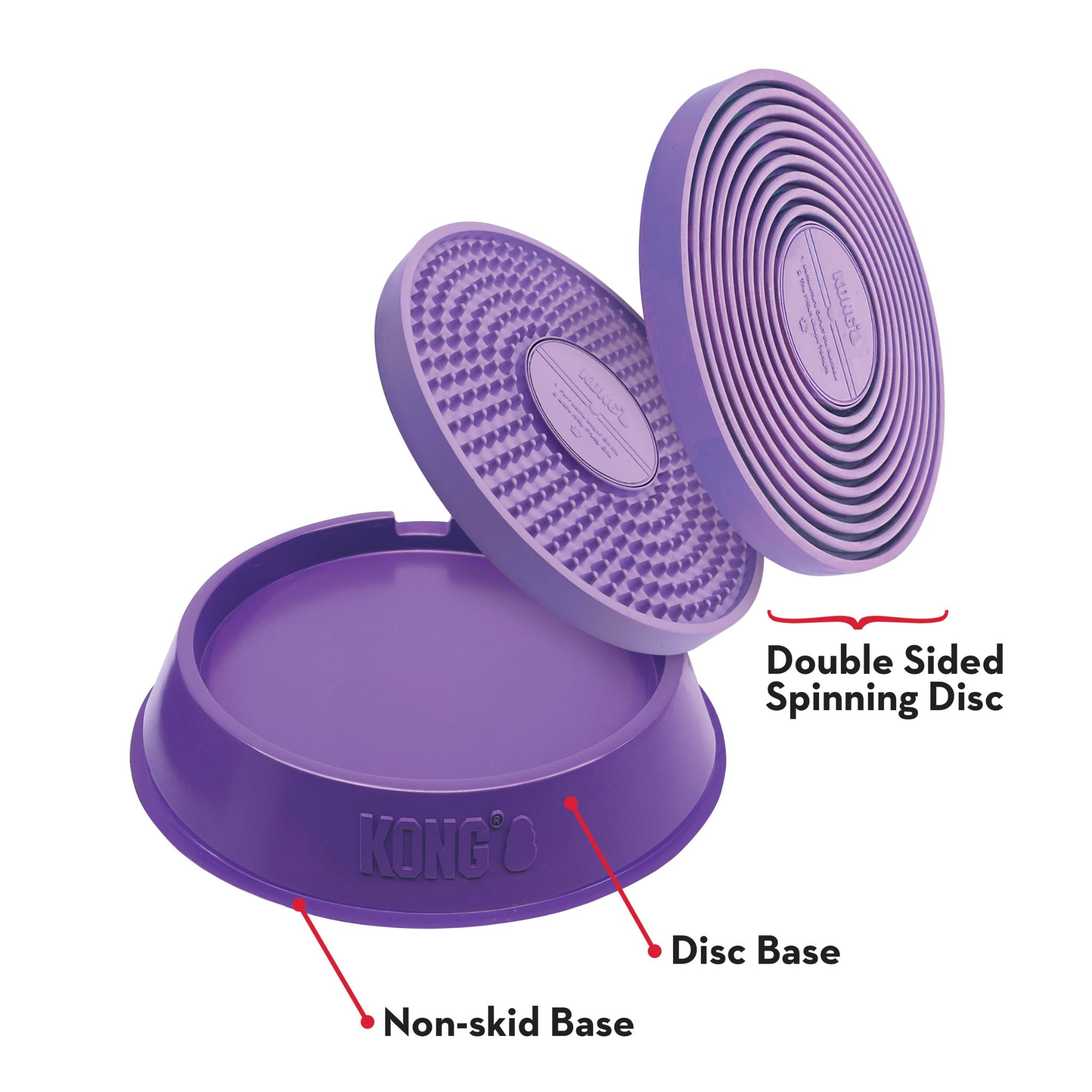 KONG Licks Spinz Pet Treat Dispenser