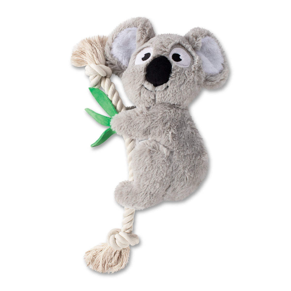 Fringe Studio Plush Squeaker Dog Toy - Koala — front view
