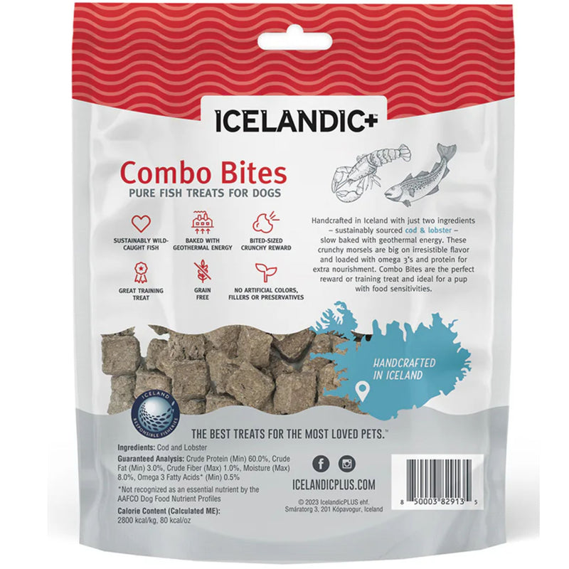 Icelandic+ Dog Treats Cod & Lobster Combo Bites