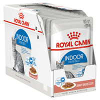 Royal Canin Indoor wet cat food gravy pouches