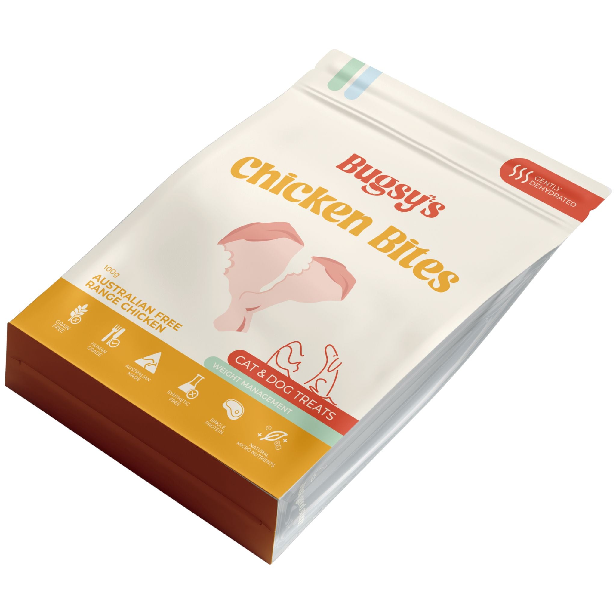Bugsy's Free-Range Chicken Bites Pet Treats