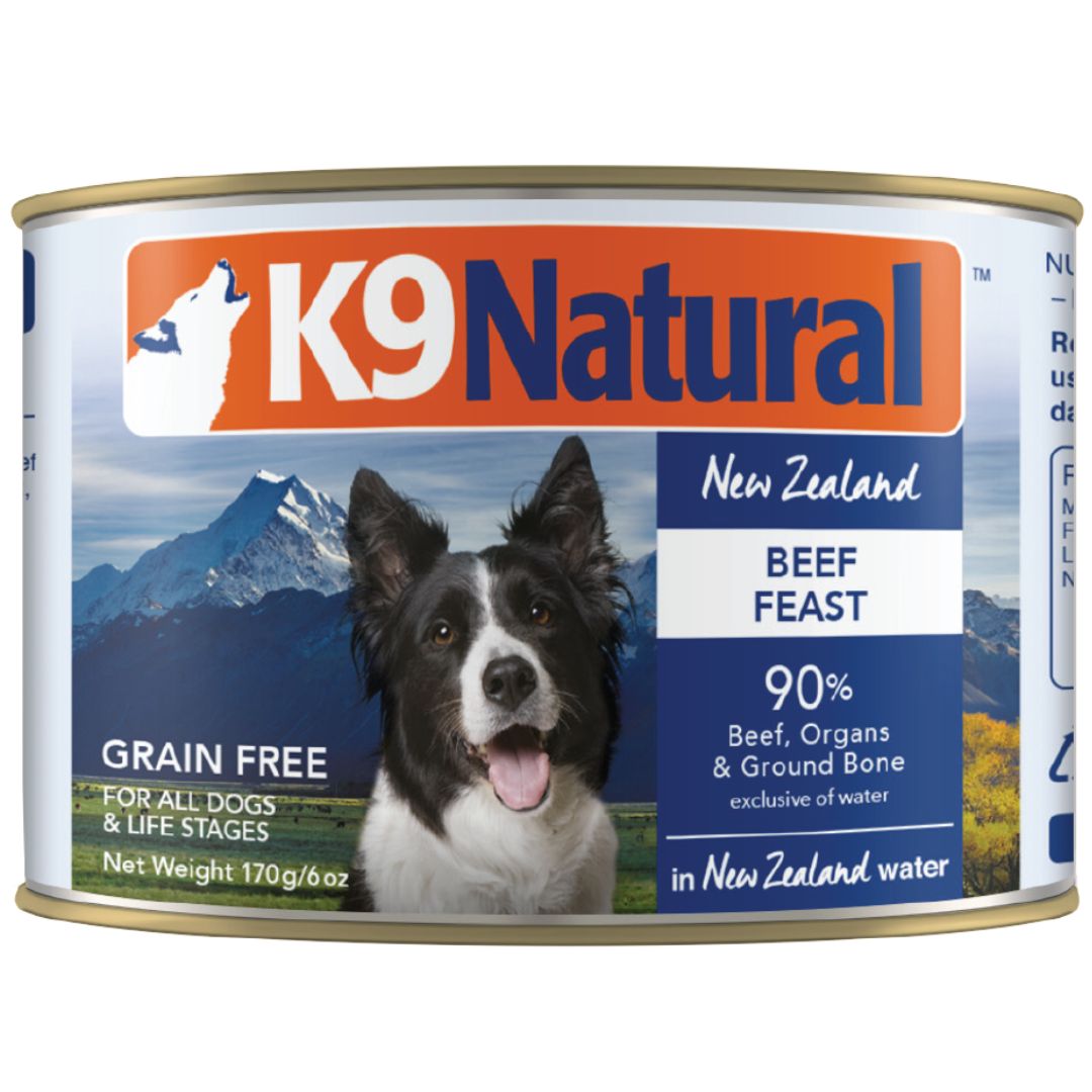 K9 Natural Canned Beef Feast Wet Dog Food