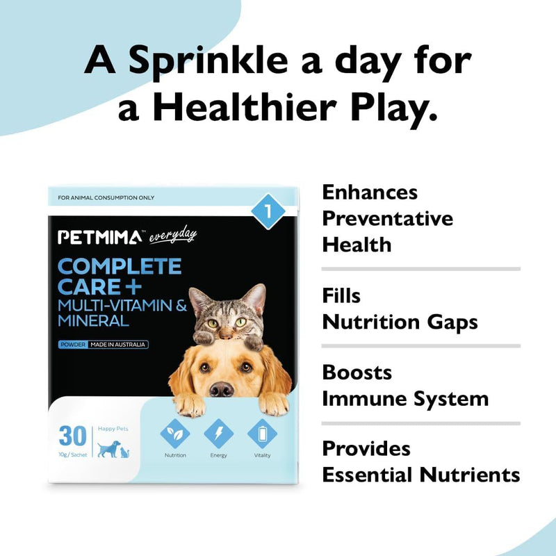 PETMIMA Complete Care + Multi-Vitamin & Mineral | PeekAPaw Pet Supplies