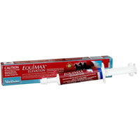 Virbac Equimax Elevation wormer for horses, single oral paste syringe with its carton