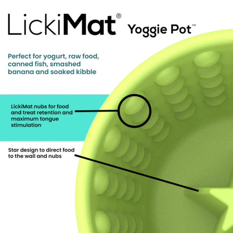 LickiMat Dog Yoggie Pot | PeekAPaw Pet Supplies