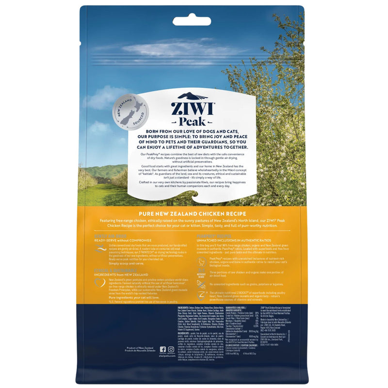 ZIWI Peak Cat Food Air Dried Free-Range Chicken | PeekAPaw Pet Supplies