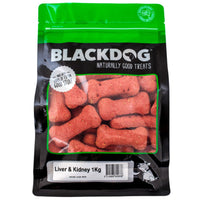BlackDog Beef Liver & Kidney Dog Biscuits 1kg pack