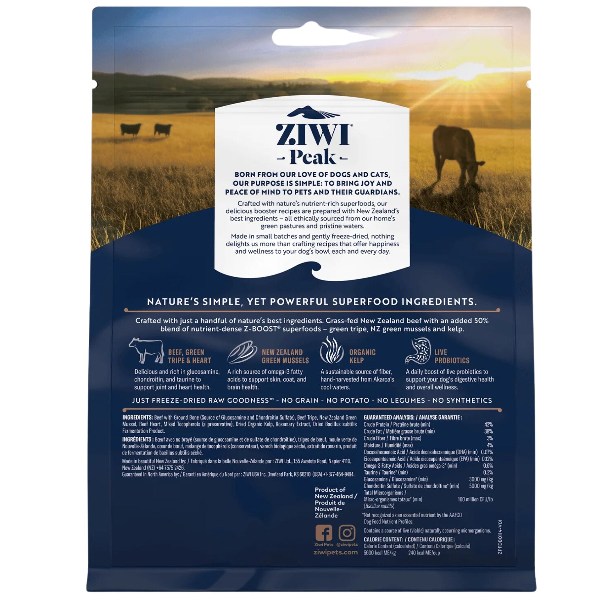 ZIWI〜peak〜 ZIWI Peak Original 454g – Kiwi Canine
