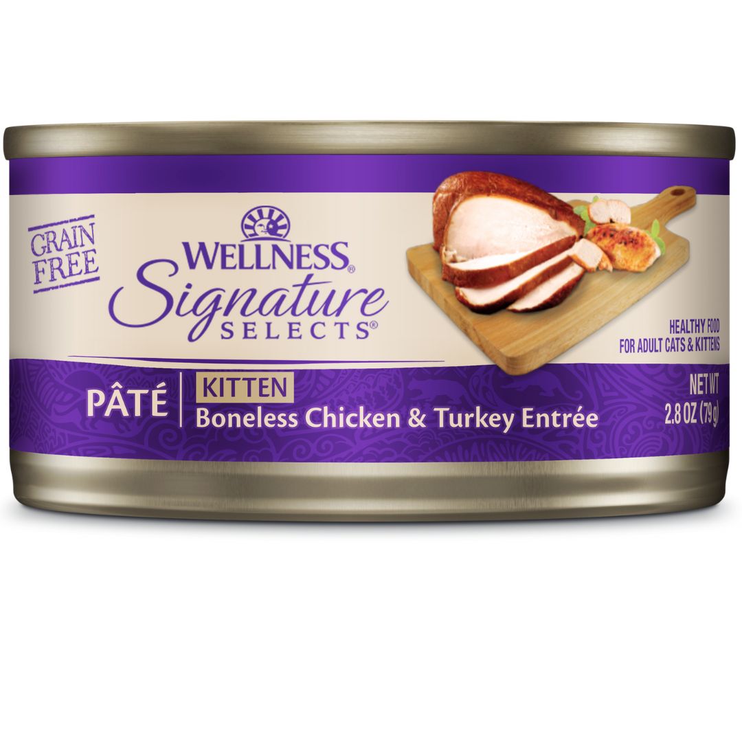 Wellness Core Wet Cat Food Signature Selects Kitten Boneless Chicken & Turkey
