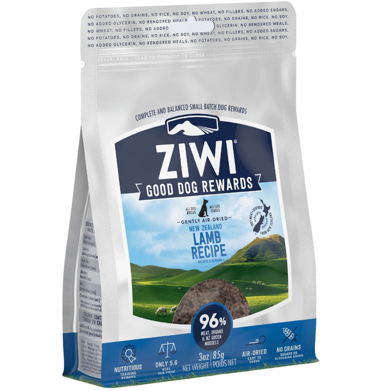 ZIWI Dog Treats Good Dog Rewards - Lamb - 85g | PeekAPaw Pet Supplies