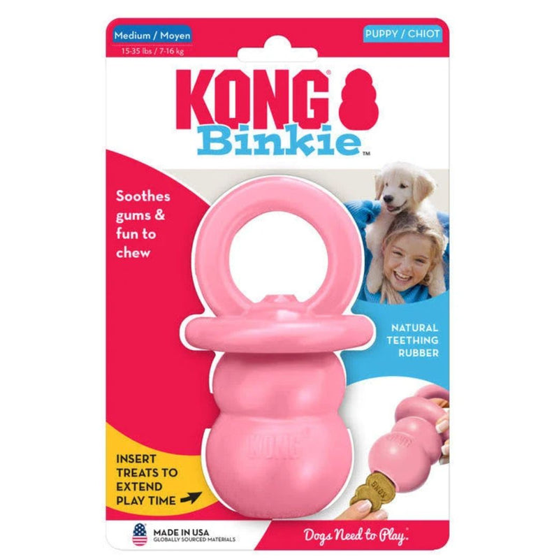 KONG Dog Toys Puppy Binkie - Medium | PeekAPaw Pet Supplies| 