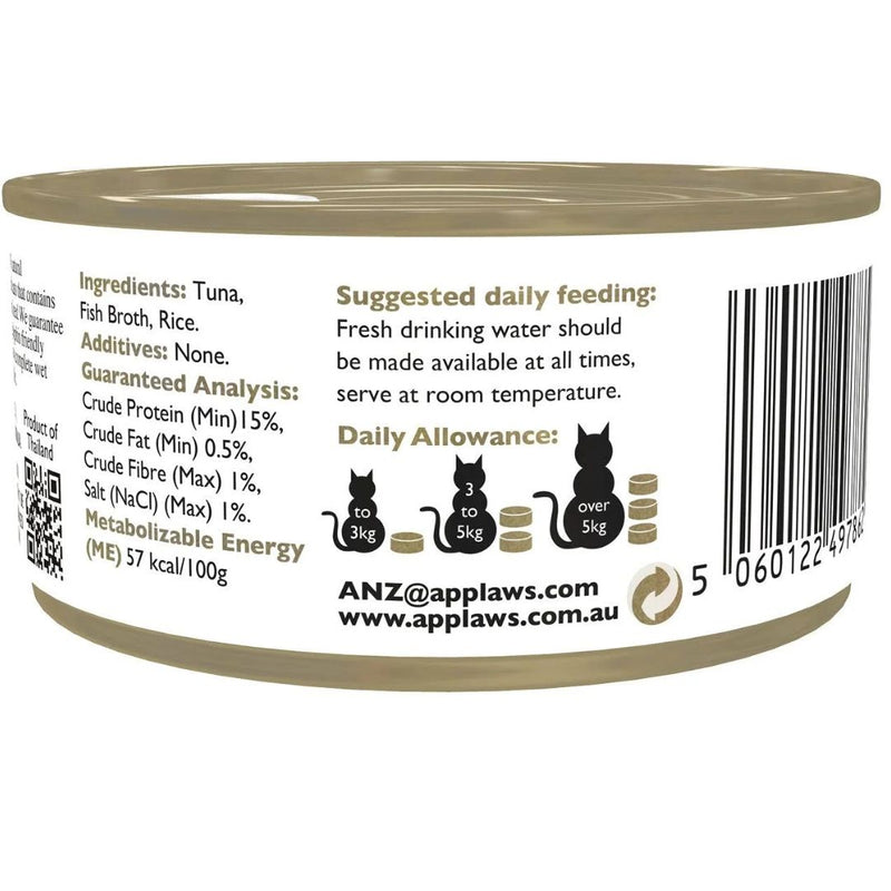Applaws Natural Wet Cat Food Tin Tuna Fillet | PeekAPaw Pet Supplies