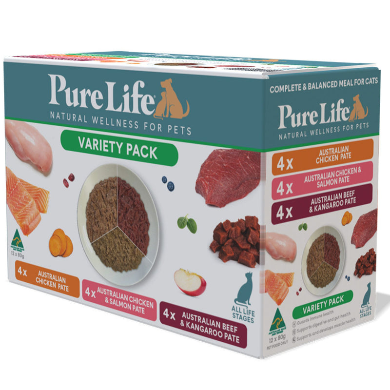 Pure Life Wet Cat Food Variety Pack | PeekAPaw Pet Supplies