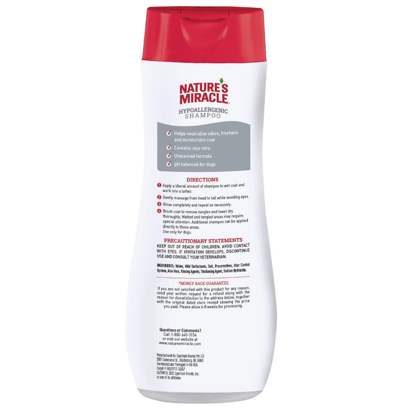 Nature's Miracle Dog Shampoo Hypoallergenic | PeekAPaw Pet Supplies