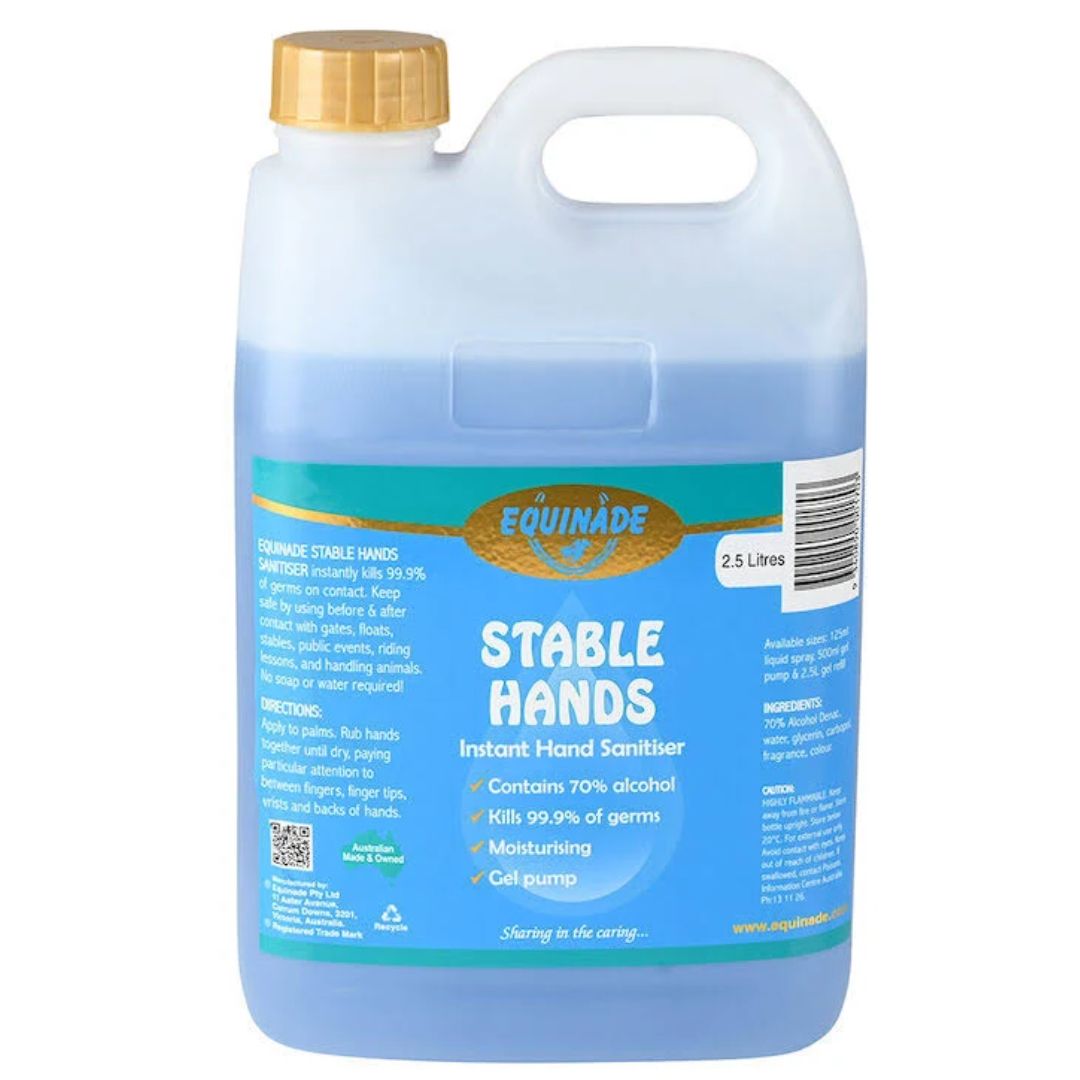 Equinade Stable Hand Sanitiser Gel 2.5L| PeekAPaw Pet Supplies