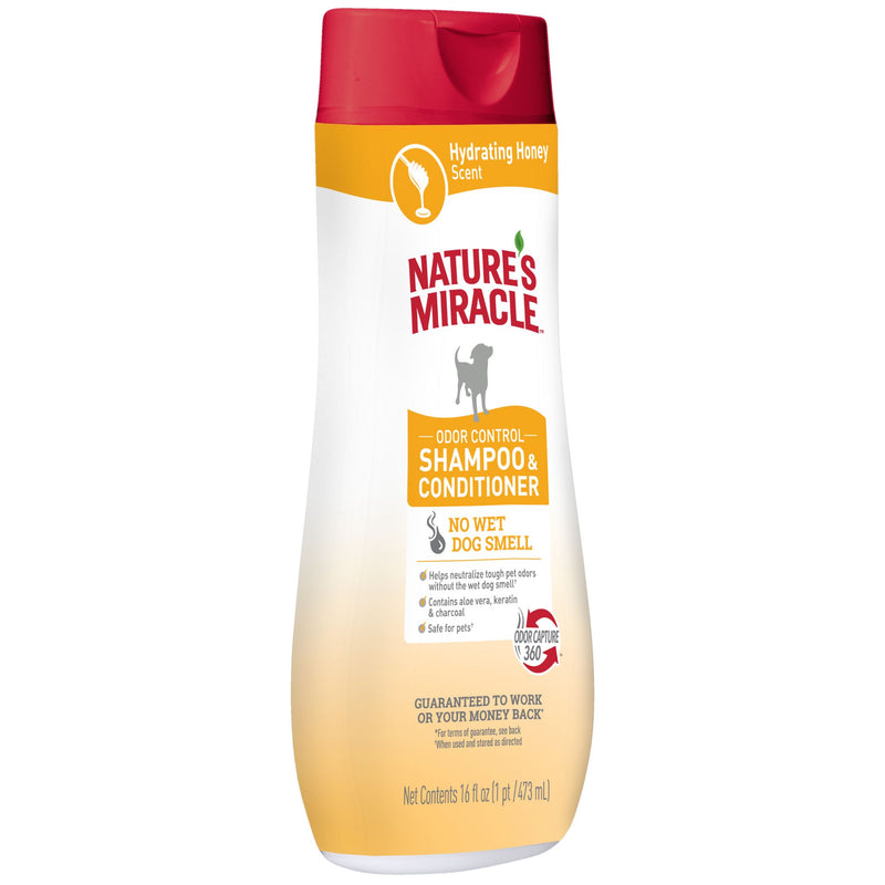 Nature's Miracle Dog Hydrating Shampoo & Conditioner - 473ml | PeekAPaw Pet Supplies