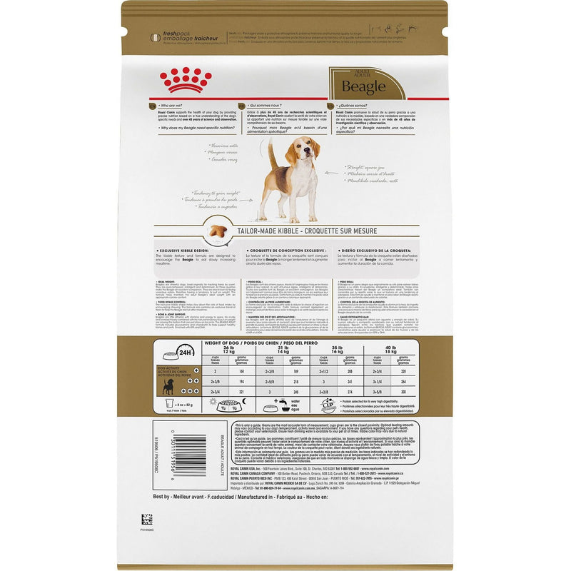 Royal Canin Beagle Adult Dry Dog Food PeekAPaw Pet