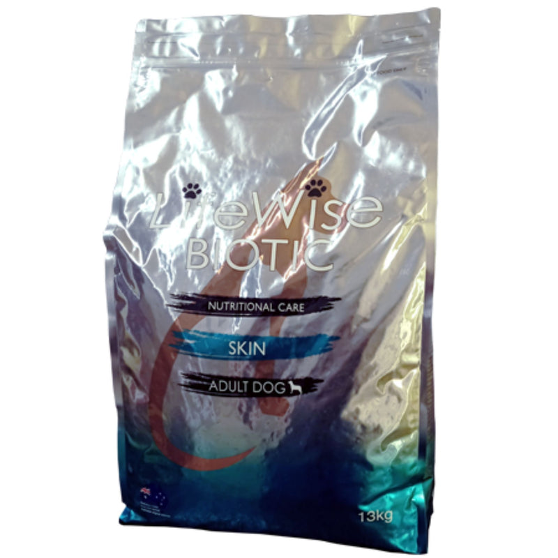 LifeWise Dry Dog Food Biotic Skin 13kg | PeekAPaw Pet Supplies