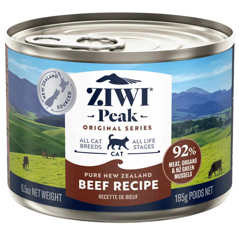 ZIWI Peak Cat Food Cans Beef 185g | PeekAPaw Pet Supplies