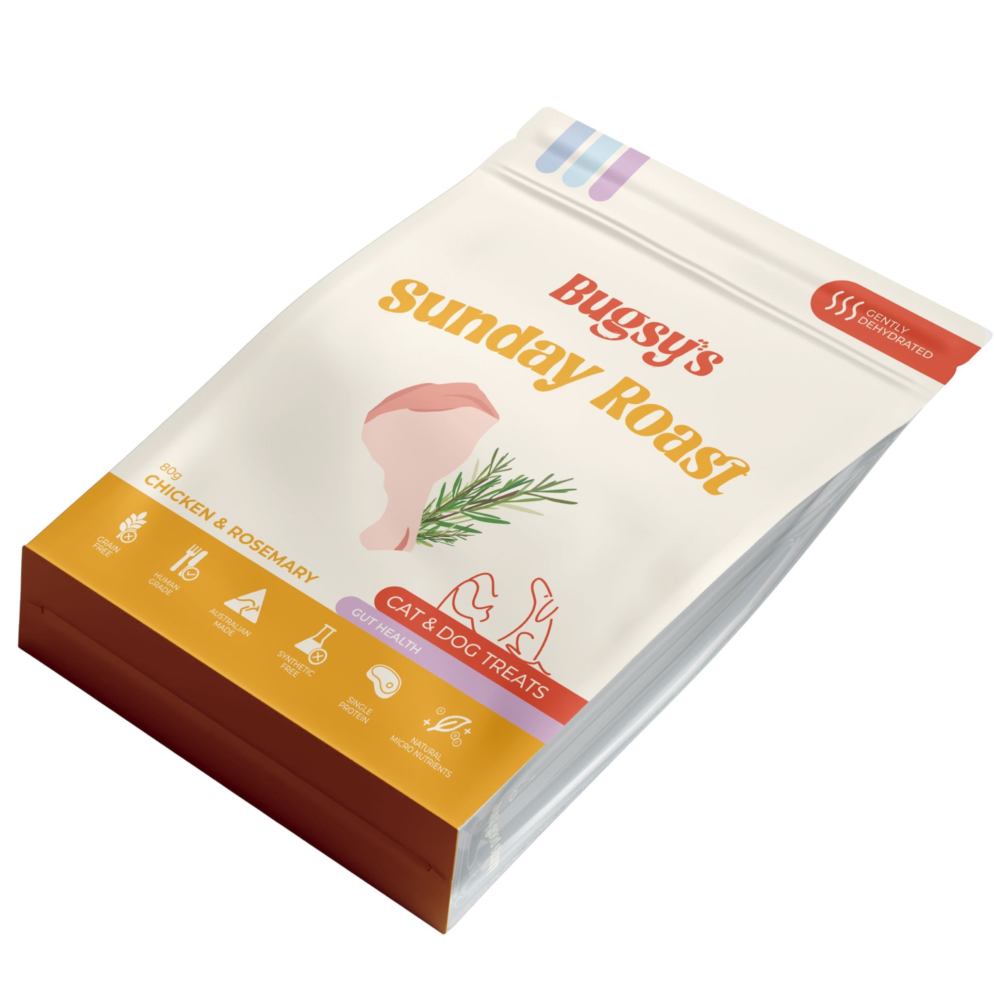 Bugsy's Air Dried Chicken & Rosemary Pet Treats
