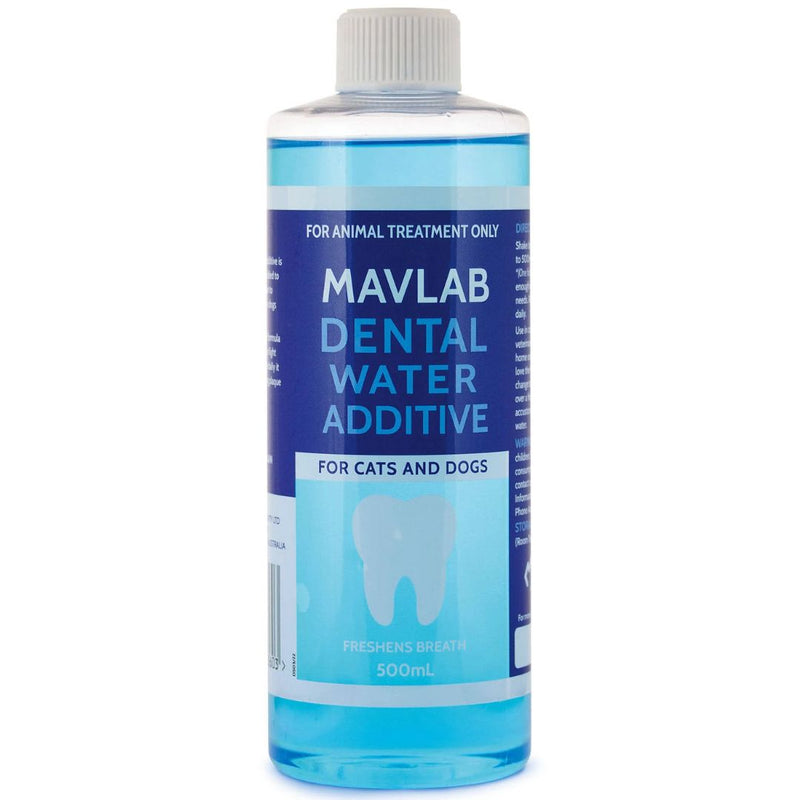 Mavlab Dental Water Additives for Cats & Dogs - 500ml | PeekAPaw Pet Supplies