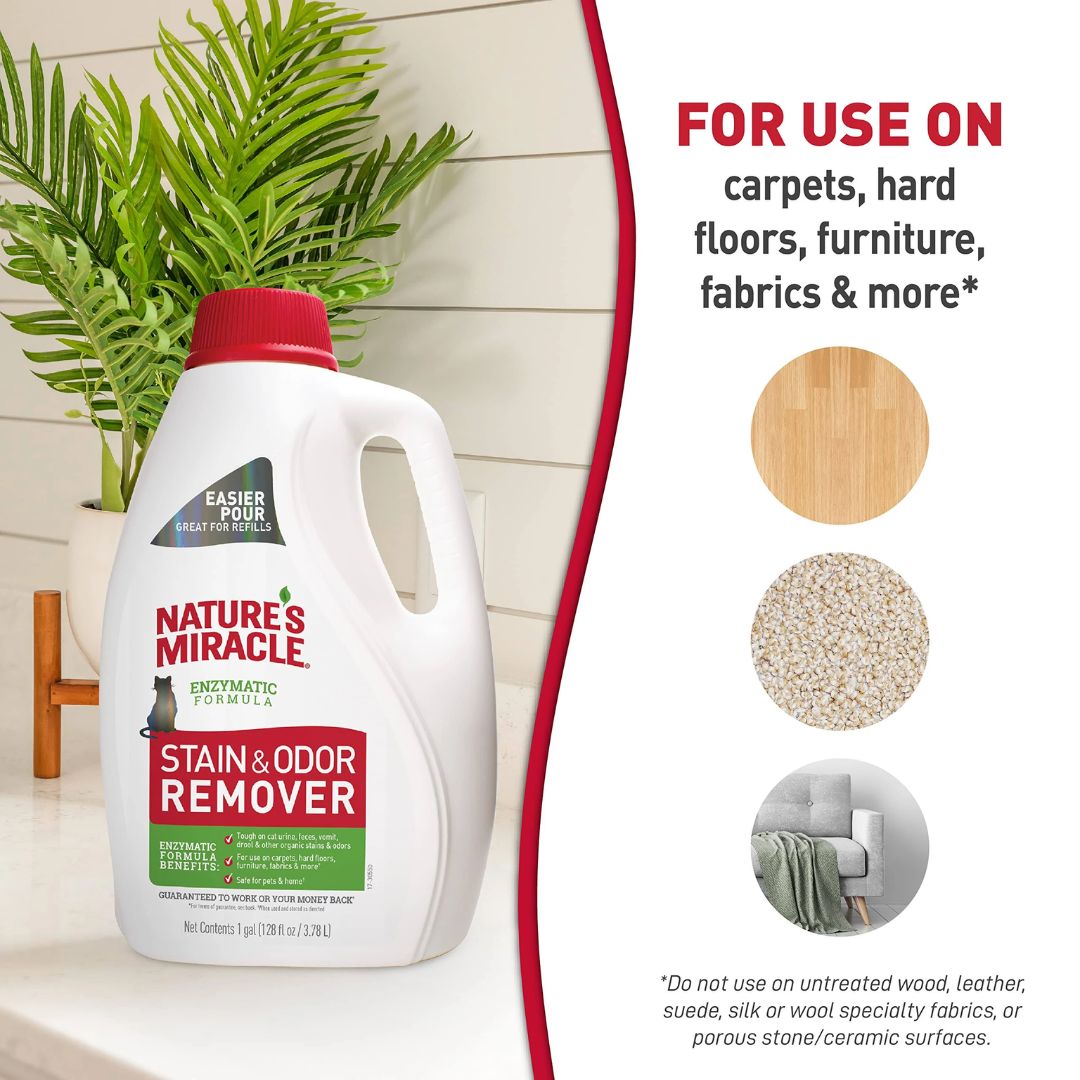 Nature's Miracle Cat Stain & Odor Remover | PeekAPaw Pet Supplies