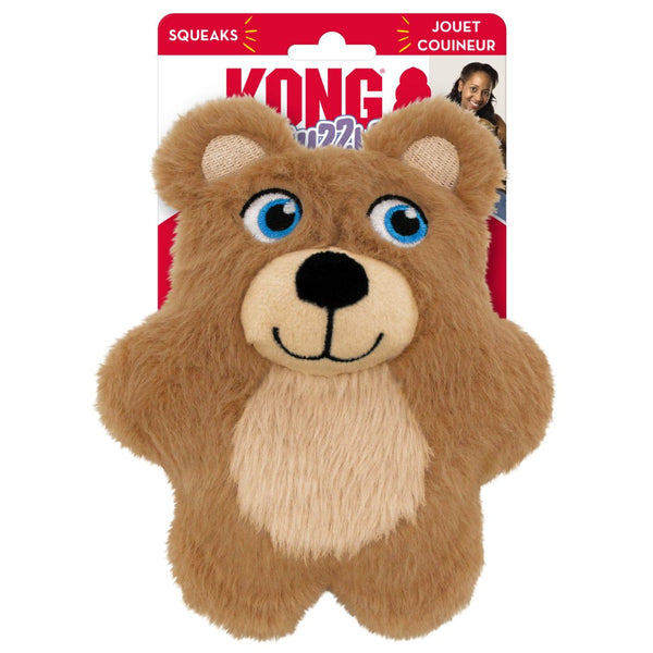 KONG Dog Toys Snuzzles Kiddos Teddy Bear- Small | PeekAPaw Pet Supplies