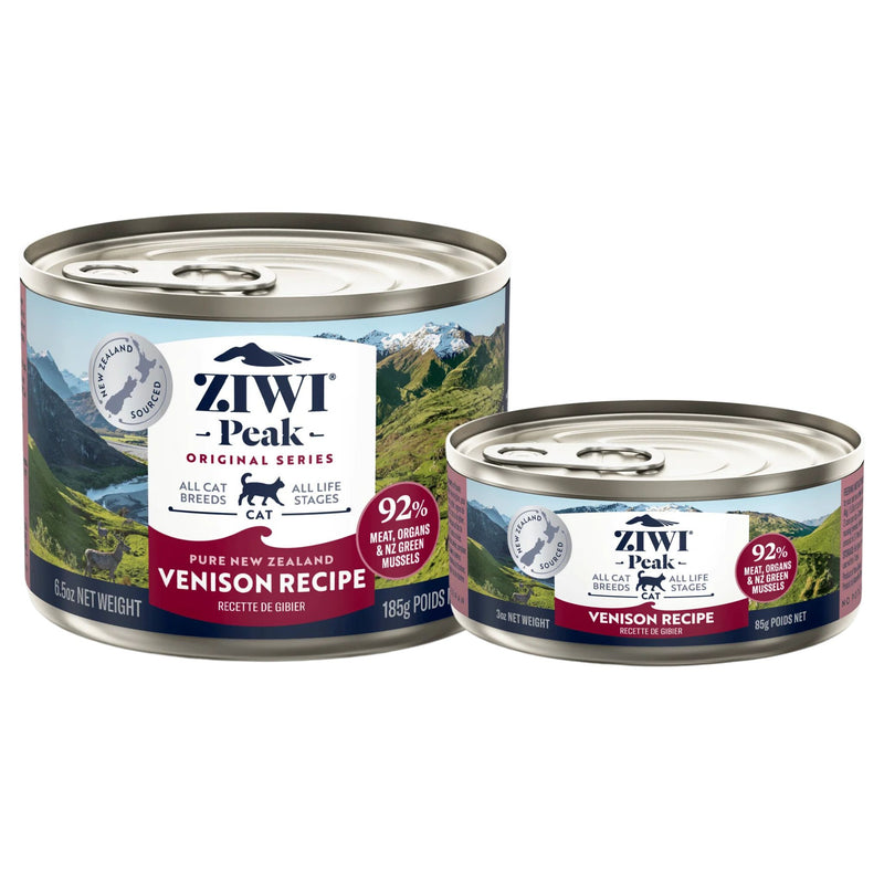 ZIWI Peak Cat Food Cans Venison | PeekAPaw Pet Supplies