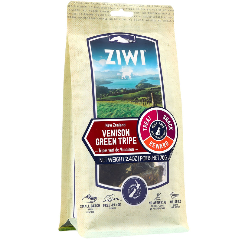ZIWI Dog Treats Venison Green Tripe - 70g | PeekAPaw Pet Supplies