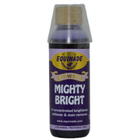Equinade Showsilk Mighty Bright brightener and stain remover in a 125ml bottle