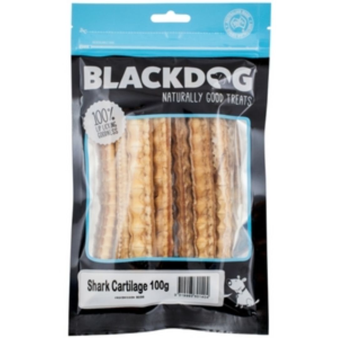 Blackdog Shark Cartilage Dog Treats - 100g  | PeekAPaw Pet Supplies