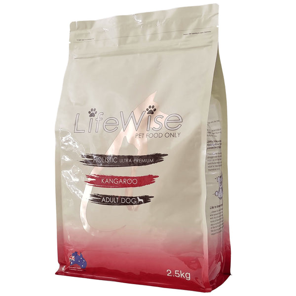 LifeWise Dry Dog Food Kangaroo with Lamb, Rice, Oats & Vegetables 2.5kg | PeekAPaw Pet Supplies