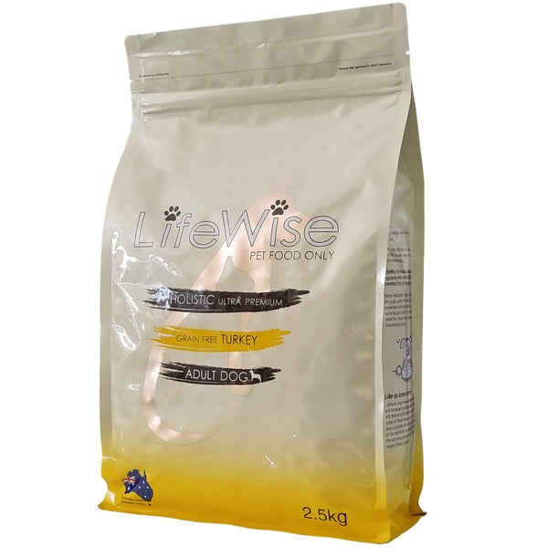 LifeWise Dry Dog Food Turkey with Vegetable 2.5kg | PeekAPaw Pet Supplies