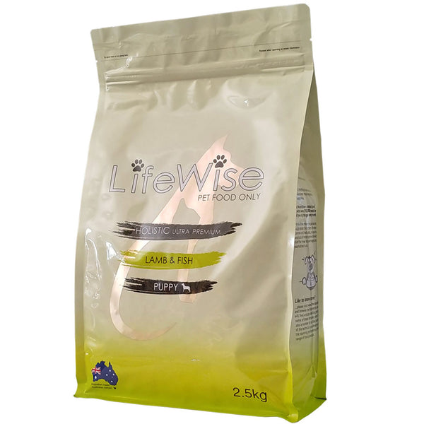 Lifewise Dry Puppy Food Stage 2 Lamb & Fish 2.5kg | PeekAPaw Pet Supplies