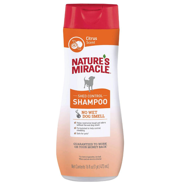 Nature's Miracle Shedding Control Dog Shampoo - 473ml | PeekAPaw Pet Supplies