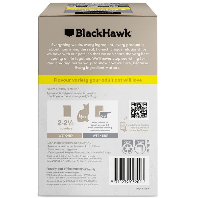 Black Hawk original Adult Wet Cat Food Variety Pack | PeekAPaw Pet Supplies