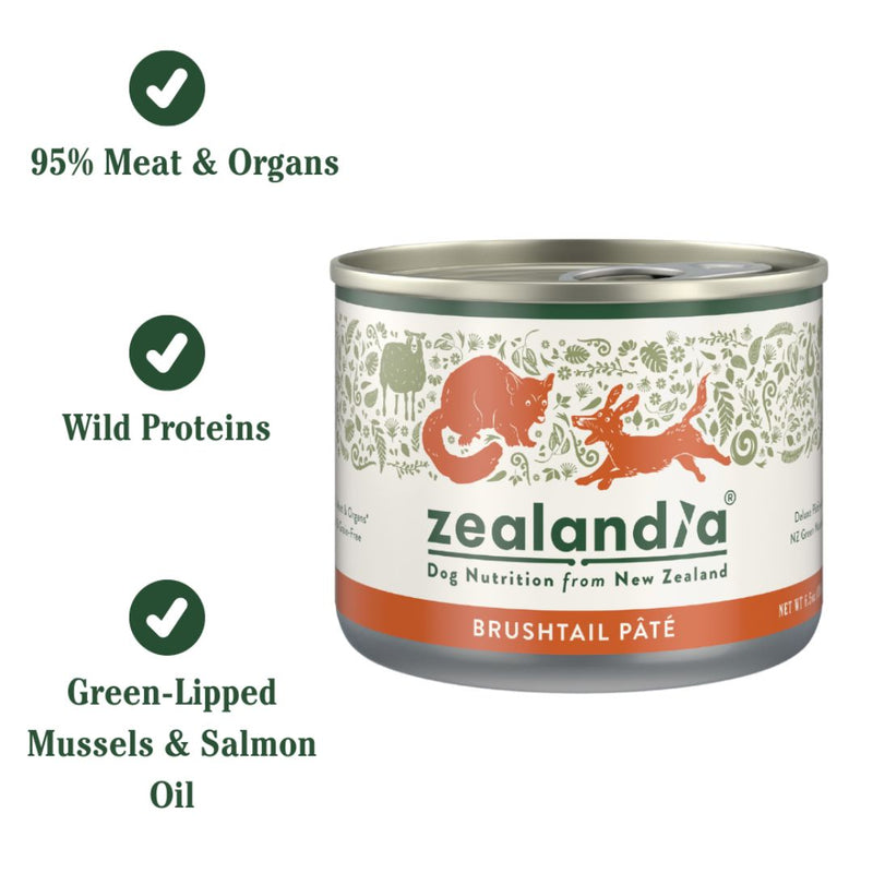 ZEALANDIA Premium Wet Dog Food Brushtail Pate 02