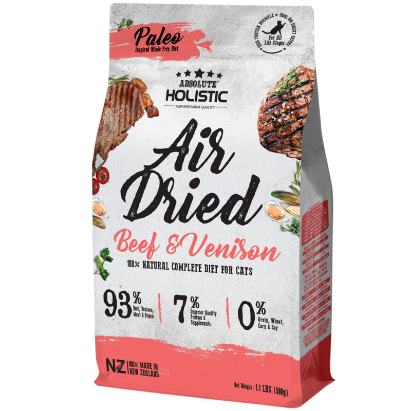 Absolute Holistic Air Dried Cat Food Beef & Venison