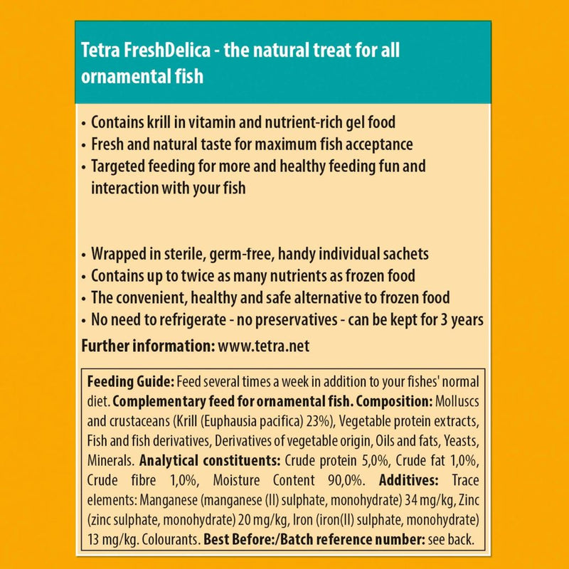 Tetra Fresh Delica Krill - Back | PeekAPaw Pet Supplies