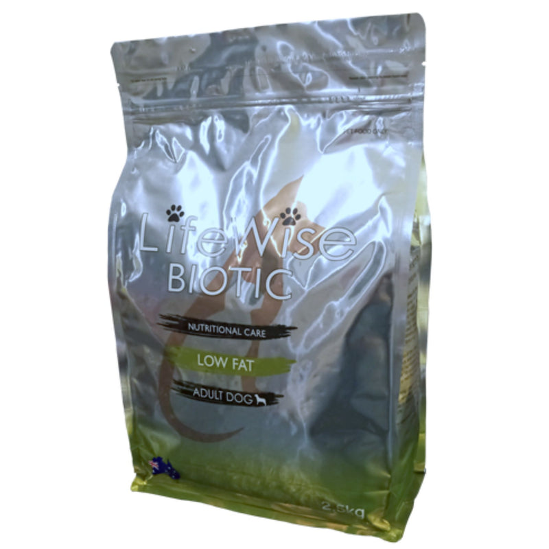 LifeWise Dry Dog Food Biotic Low Fat 2.5kg | PeekAPaw Pet Supplies
