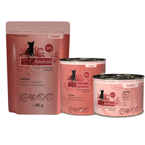 Catz Finefood Classic No.3 – Poultry| PeekAPaw Pet Supplies