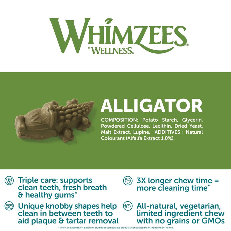 Whimzees Dental Dog Treats Alligator