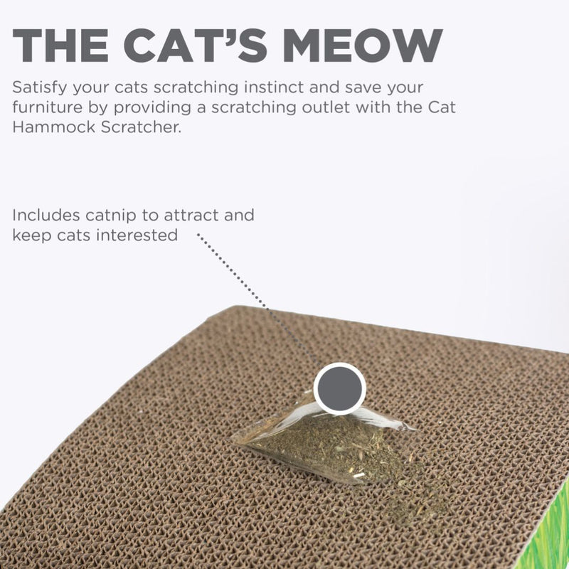 Petstages Easy Life Hammock Cardboard Cat Scratcher & Bed