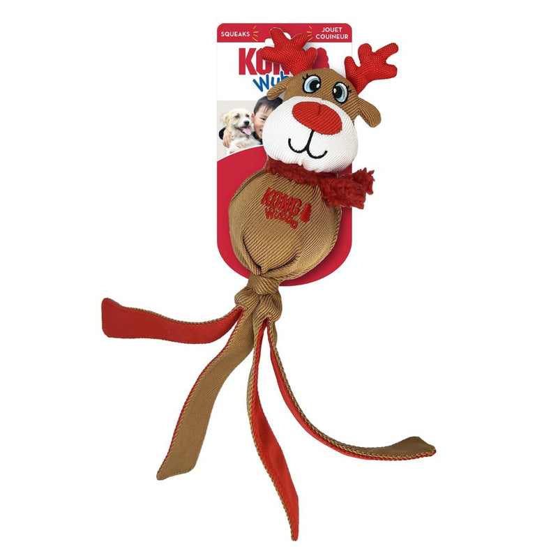 KONG Dog Toys Holiday Wubba Assorted | PeekAPaw Pet Supplies