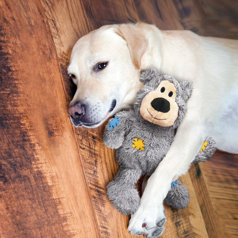 KONG Dog Toys Holiday Wild Knots Bear Assorted | PeekAPaw Pet Supplies